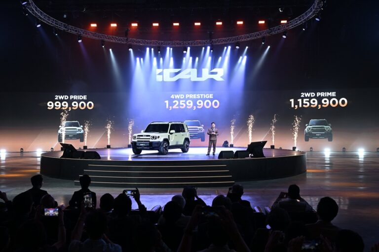 iCAUR V27 REEV พร้อมลุยตลาด Premium Classic Boxy SUV ขับขี่ไกลสูงสุด 1,000 กม. ในราคาเริ่มต้นเพียง 999,900 บาท พร้อมส่งมอบตั้งแต่วันที่ 1 ตุลาคมนี้